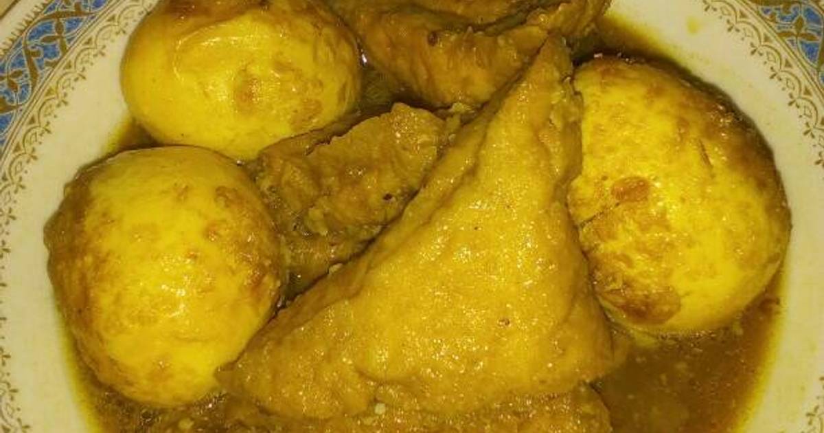 Resep Semur  telor tahu  sederhana oleh Rukmini Cookpad