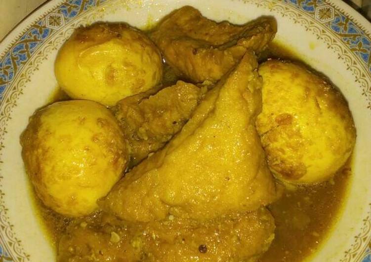 resep masakan Semur telor tahu sederhana