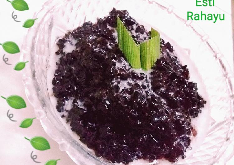 resep ??Bubur Ketan Hitam