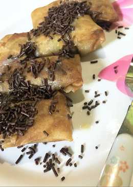 Pisang Coklat Kulit Lumpia