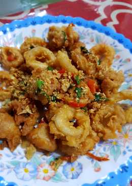 Udang goreng cabe garam