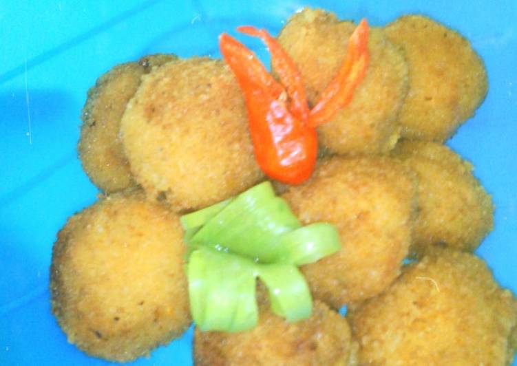 resep makanan Bola-bola Kroket Makaroni (Tanpa Kentang)