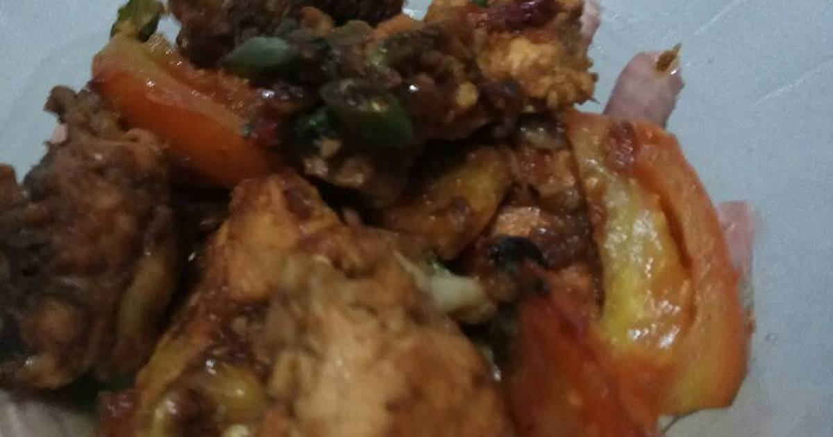 813 resep ayam kecap pedas enak dan sederhana Cookpad