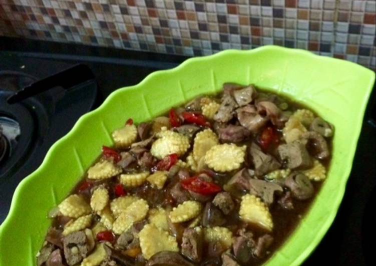 resep makanan Ampela Ati Teriyaki