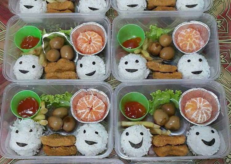 cara membuat Bekal Anak Bento 