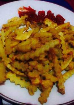 Kentang Goreng Saos sambal pedas