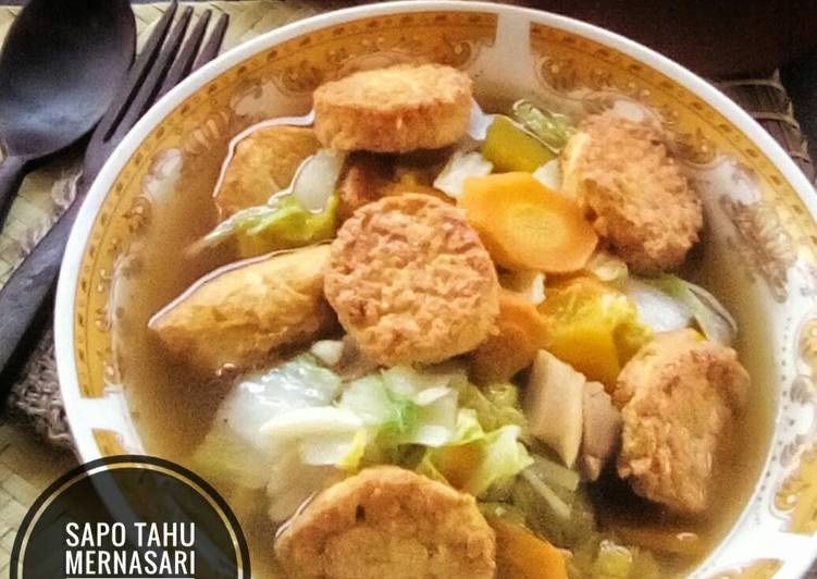 Resep Sapo tahu Karya Dapur mba Mer a.ka merna kitchen