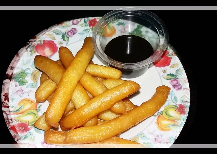 gambar untuk resep Churros Ala kadarnya?? (No spuit)