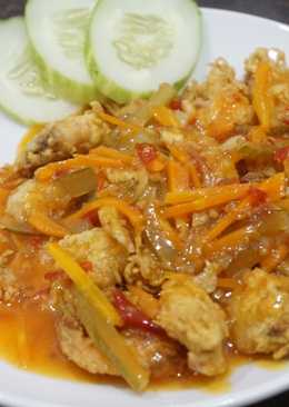 Udang Goreng Tepung Saus Asam Manis