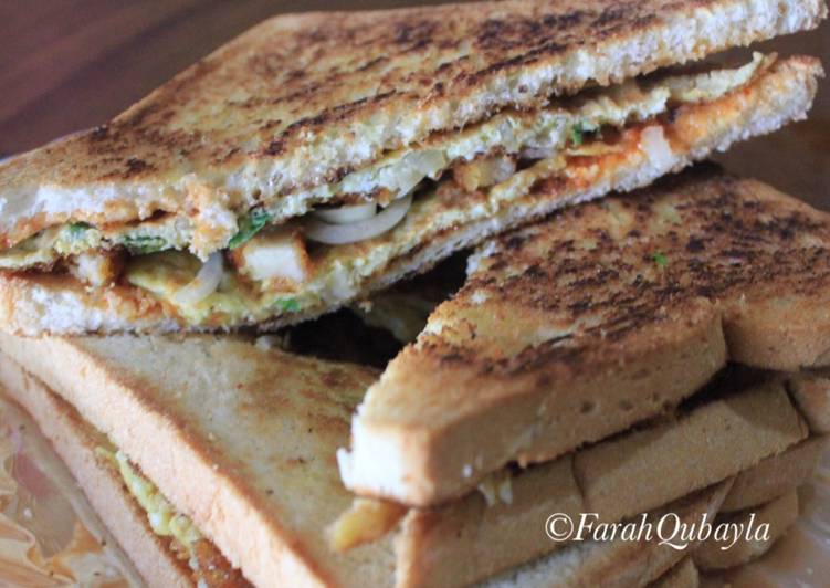 resep masakan Sandwich Telur & Nugget Ayam