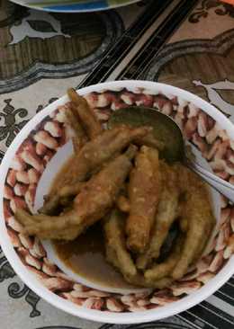 Ceker pedass bumbu kuning melelehhhh