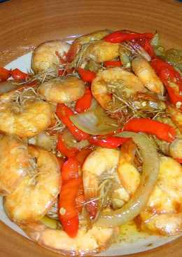 Udang saus tiram ala mirza