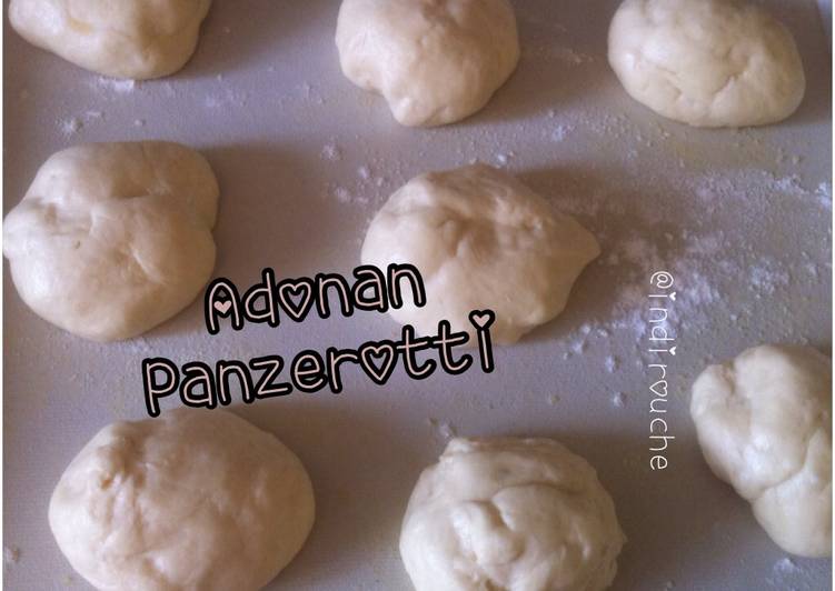 resep lengkap untuk Adonan Panzerotti/Pizza Goreng