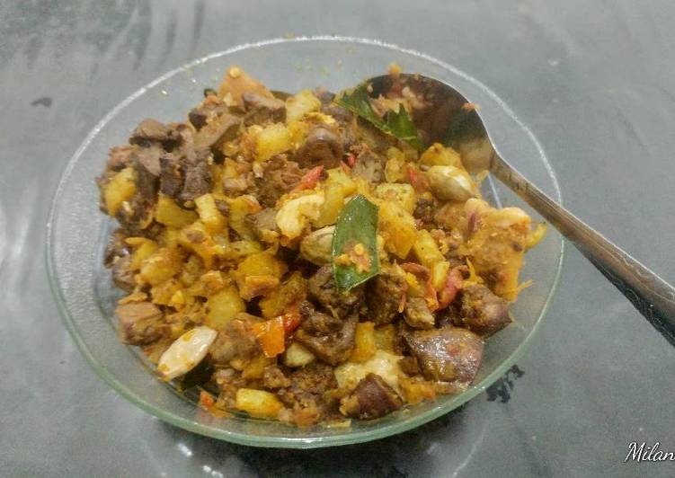 resep masakan Sambal Goreng Ati Kentang Pete