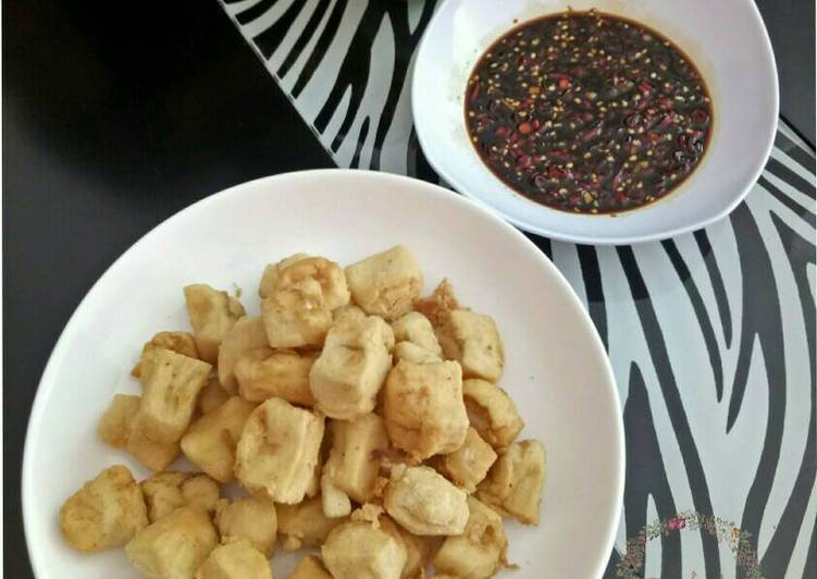 Resep Tahu Crispy Sambal Kecap - ririeafrianti