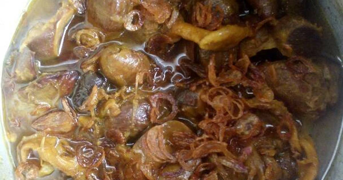 Resep Semur ati ayam ala Lilyana Asti Octaviani