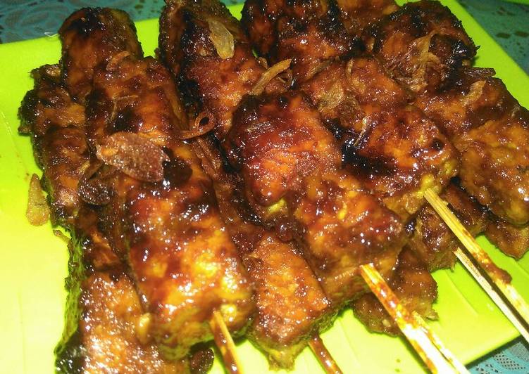 Resep Sate Tempe Ekstra Bawang Goreng Yiippy (Sate Kere) By Noor
Khalimah Fitriani