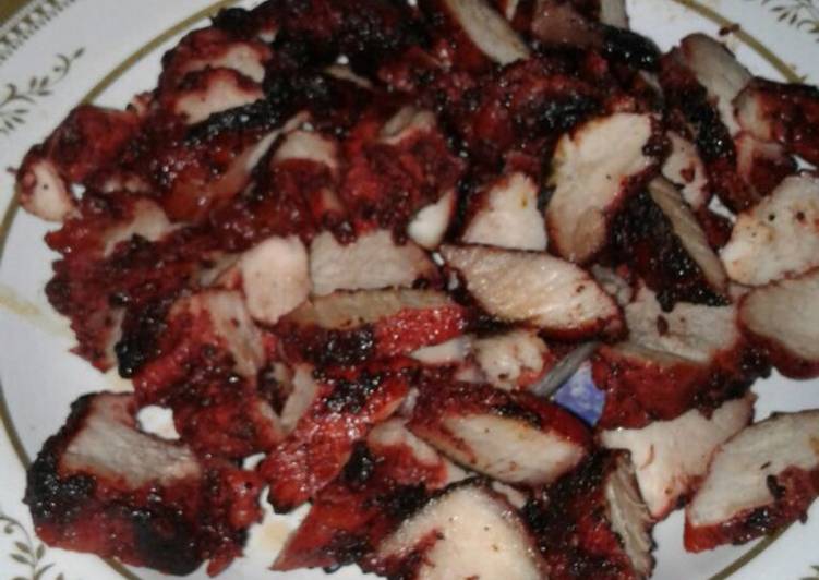 gambar untuk resep makanan Charsiu Panggang Teflon