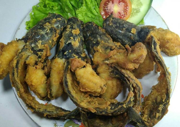 resep Lele goreng tepung crispy (lele terbang)