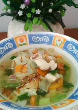 Sop ayam (bening & segar)