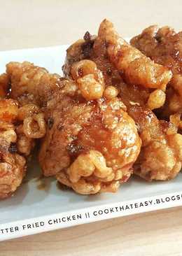 Korean Butter Honey Chicken (Ayam goreng ala Korea)