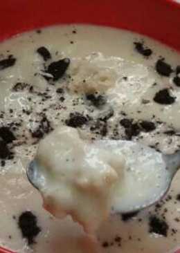 Sop Durian topping Oreo