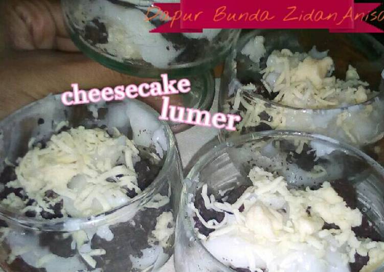 gambar untuk resep Cheesecake lumer tanpa santan