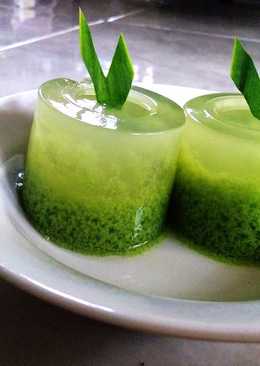 Puding Lumut Pandan hijau lagi hitsss.