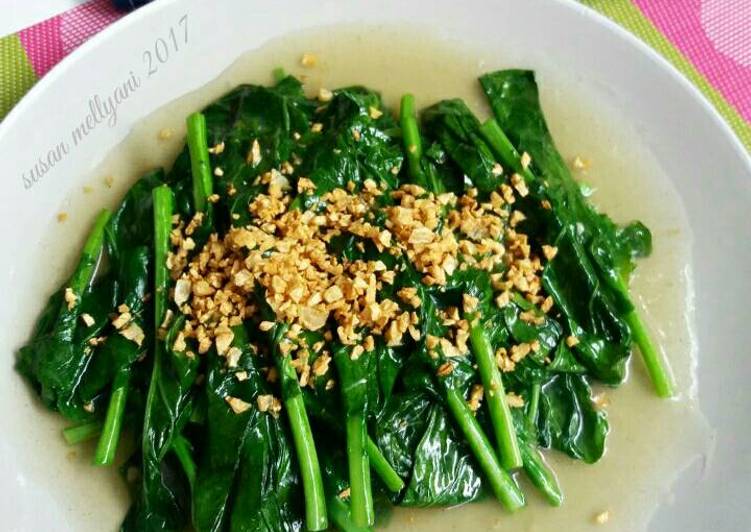 resep masakan Cah baby kailan bawang putih