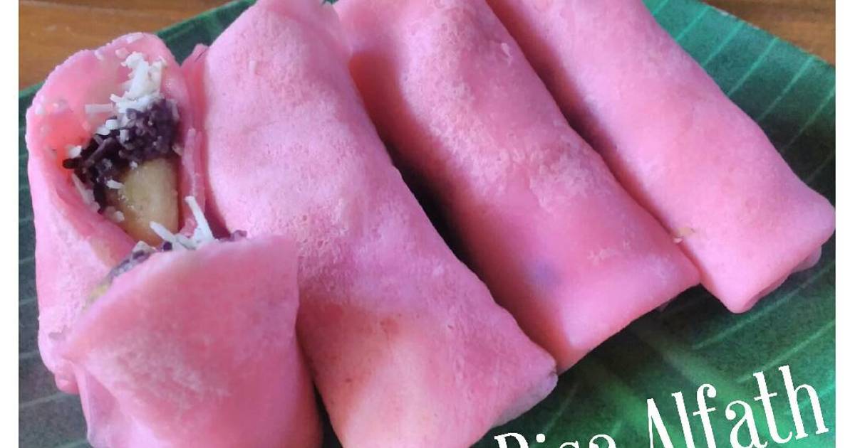 Resep Dadar Gulung Pisang Cokelat Keju