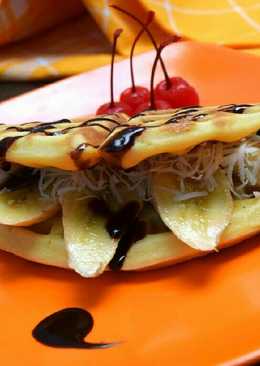 Waffle Pisang Keju