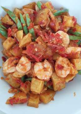 Sambal goreng kentang udang