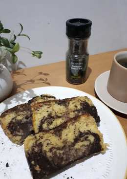 Marmer Cake Almond #ketopad #kisahkasihcookpad