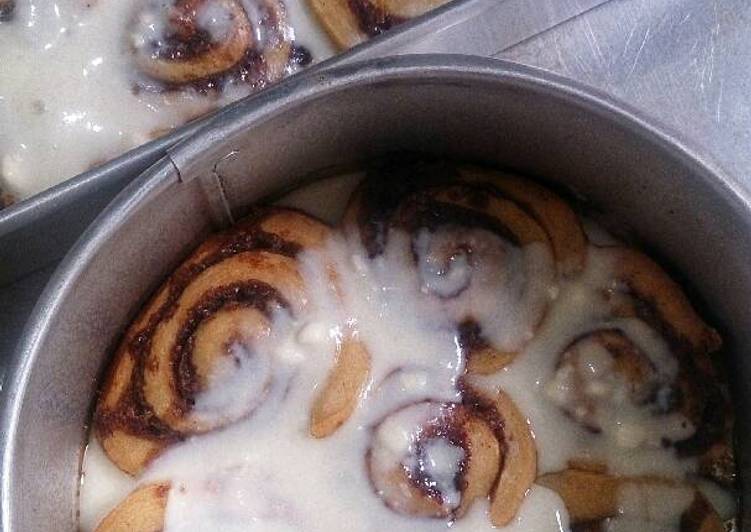 Resep Cinnamon Roll with Cream Cheese Frosting