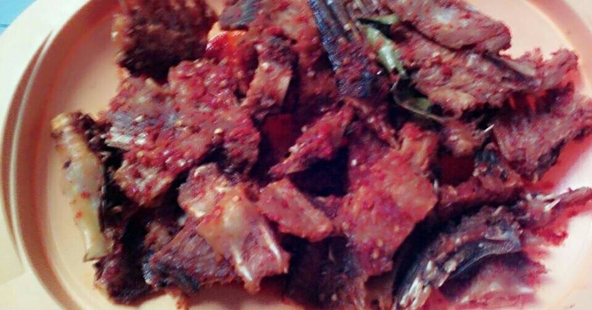 Resep balado tulang ikan  asin  jambal  oleh Dapur Punbiyank 