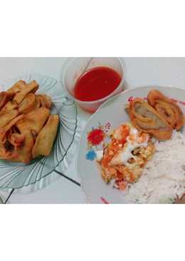 Mashroom egg roll ala hokben