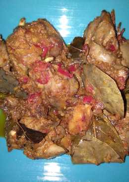 Ati ayam bumbu pedas
