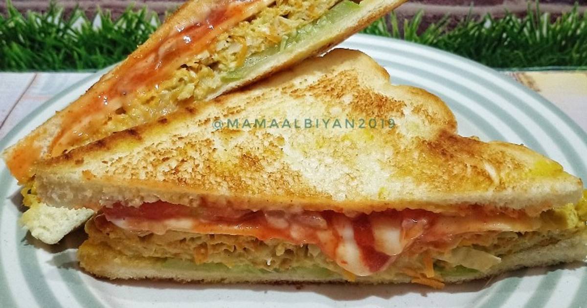 1 036 resep  roti  sandwich telur enak dan sederhana Cookpad