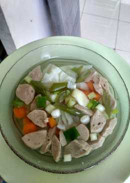 Sop Bakso rumahan lezatooss