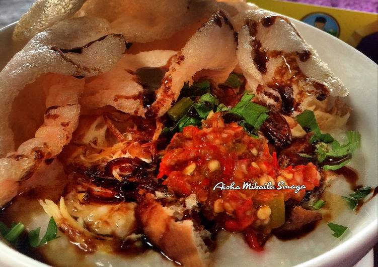 bahan dan cara membuat Bubur Ayam Cianjur