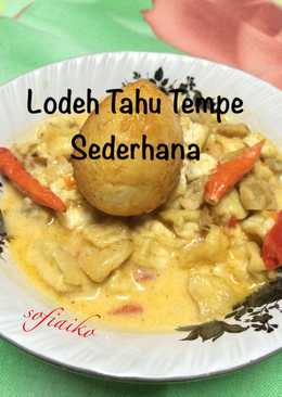 Lodeh Tahu Tempe Sederhana