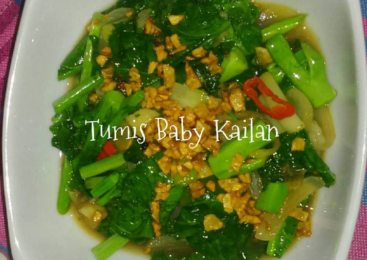 Tumis Baby Kailan