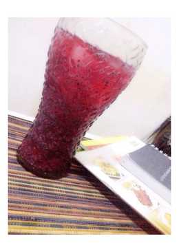 Sirup anggur agar2 leci & Selasih