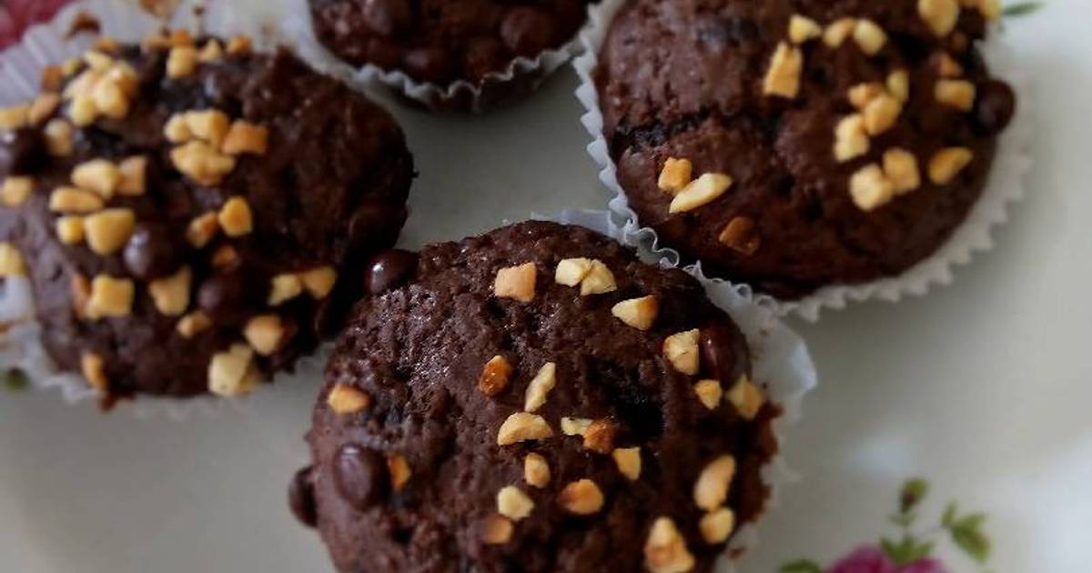 Resep Muffin nyoklat tanpa mixer ala dapur desa oleh 