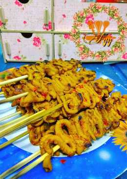 Sate usus ayam bakar