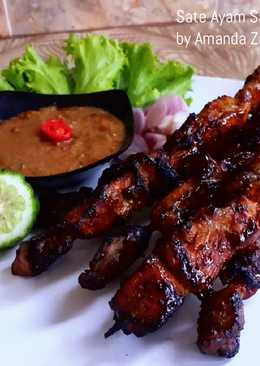 Sate Ayam Saus Kacang