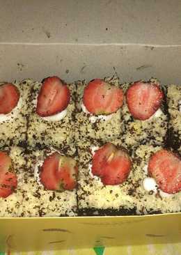 Brownis coklat keju (kukus)