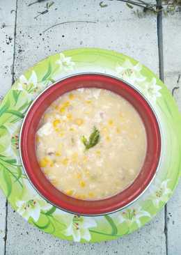 Creamy corn soup (mudah dan enak)