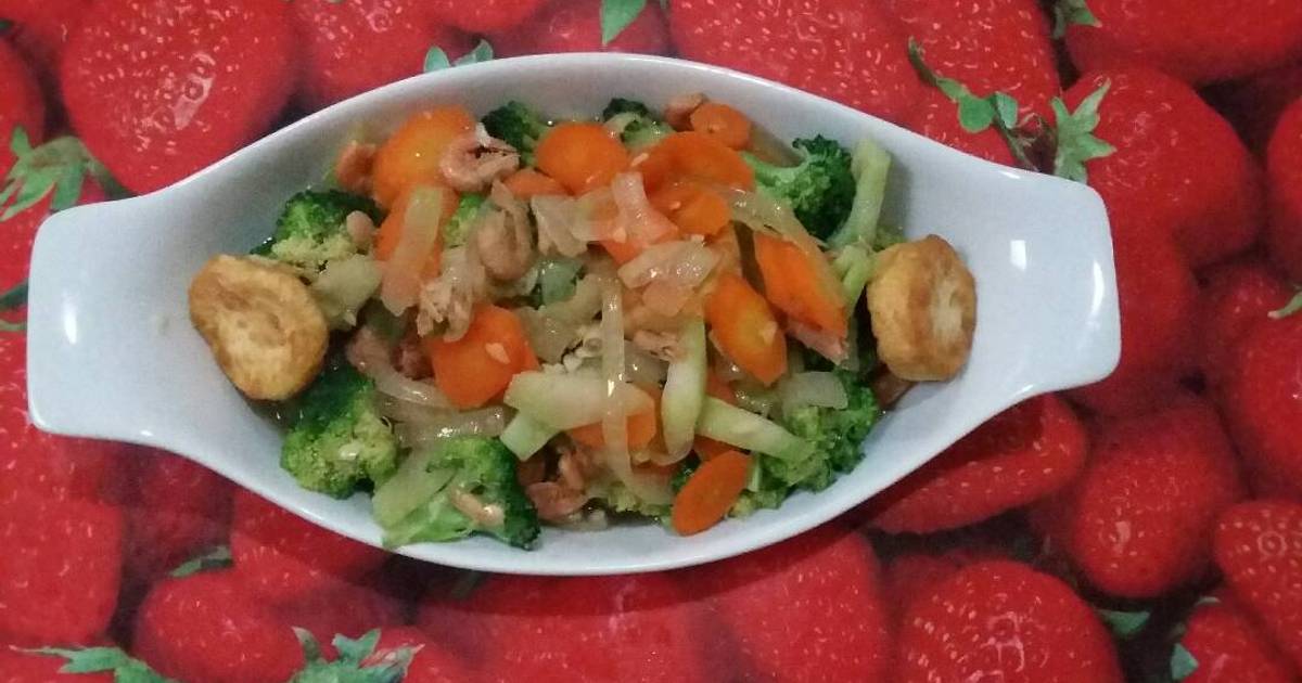  Tumis udang kering brokoli 7 resep Cookpad