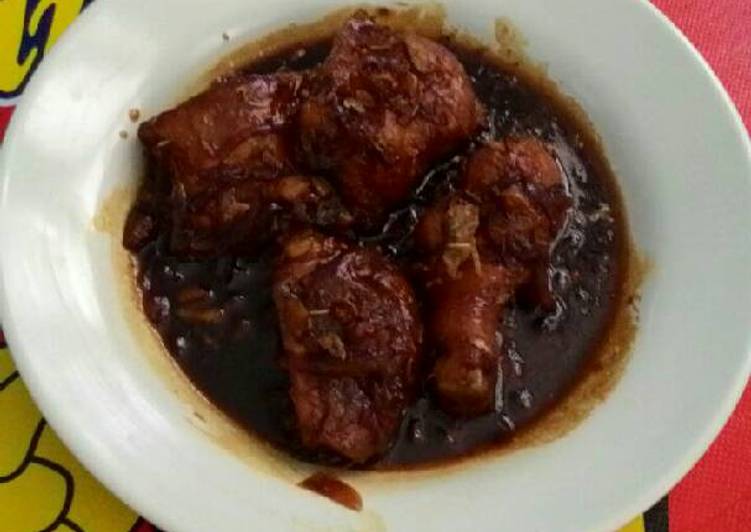 resep lengkap untuk Ayam kecap bombay